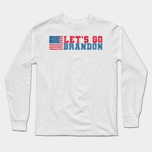 let's go brandon - simpel flag Long Sleeve T-Shirt
